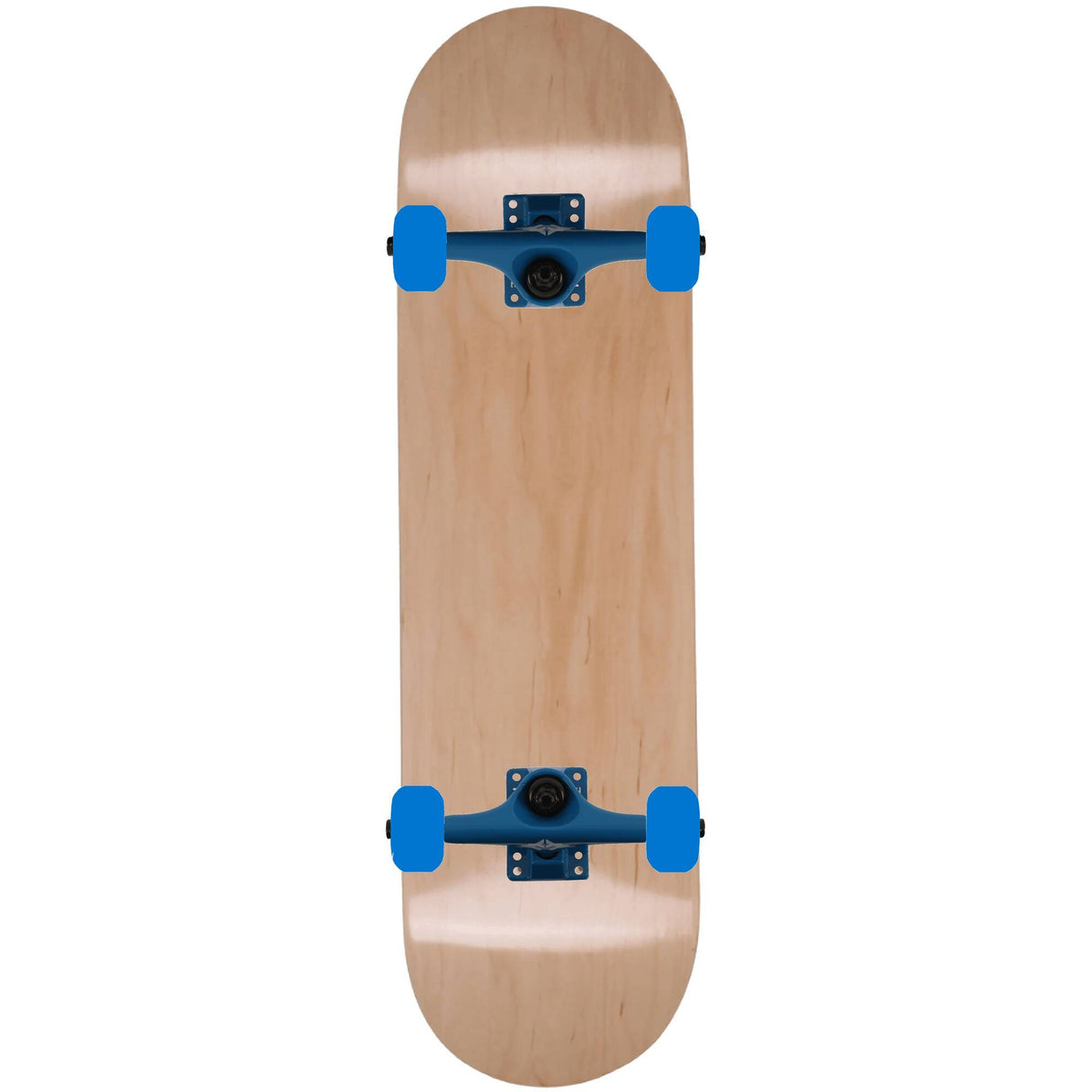 Fracture x Enuff Custom Skateboard - Natural/Blue/Blue 7.75''
