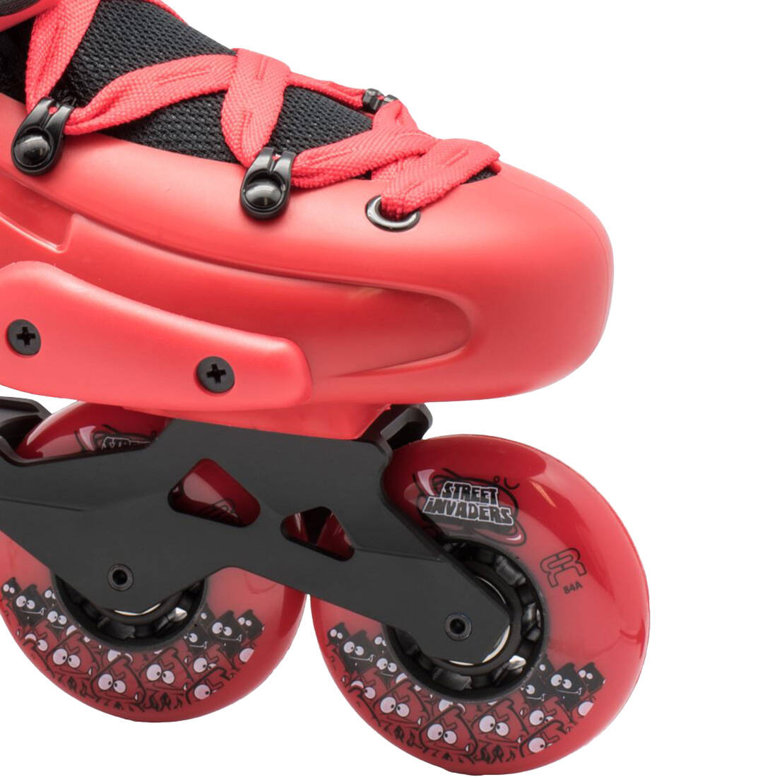 FR 1 80 In-Line Freeride Skates - Red