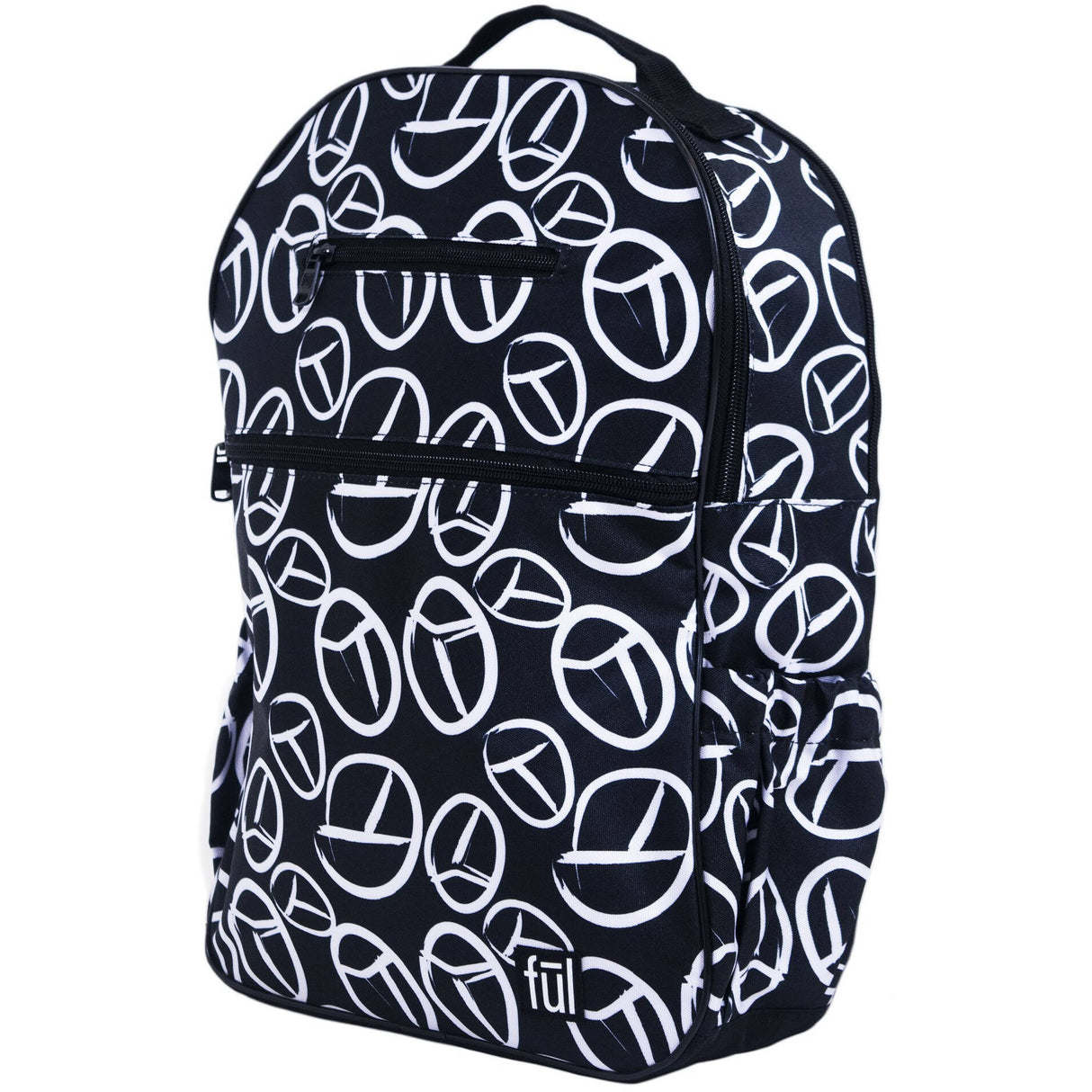 FUL Accra Backpack - Peace Sign Print