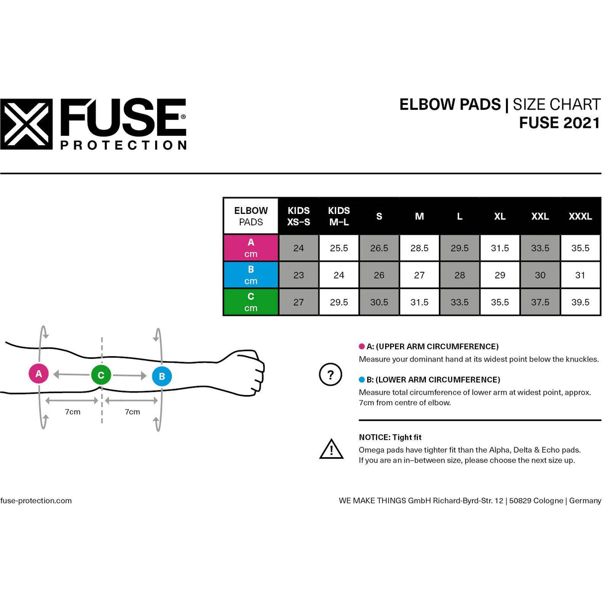 Fuse Protection Echo Elbow Pads - Black