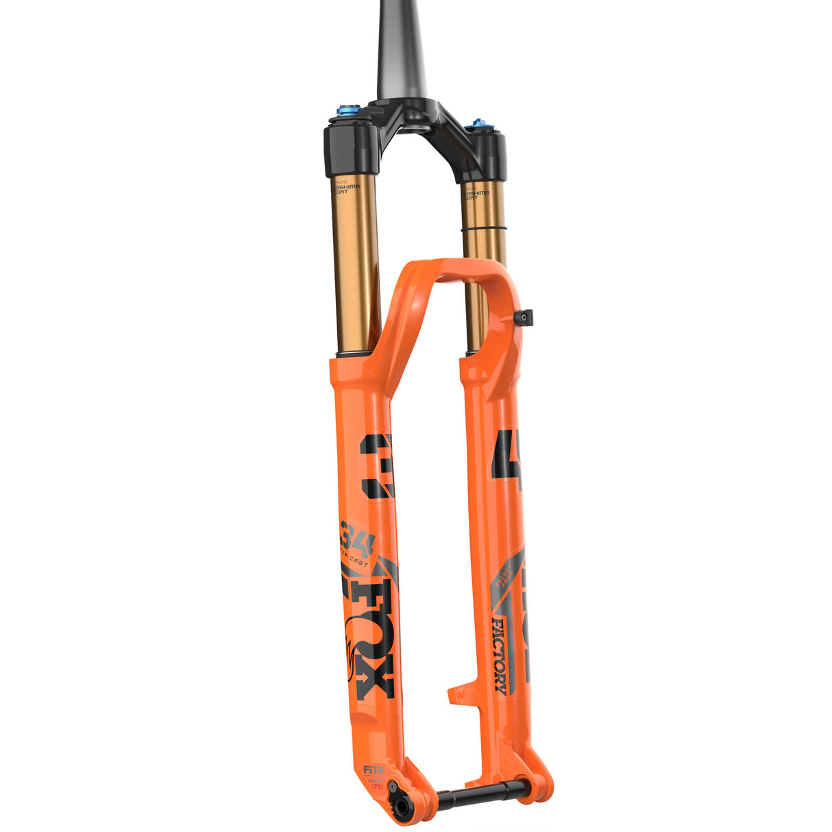 Fox 34 Float Factory SC FIT4 Kabolt 110mm Remote Tapered 2021 Forks - Orange 29 Wheel/ 120mm Travel/ Kabolt 110mm Axle / 51mm Offset