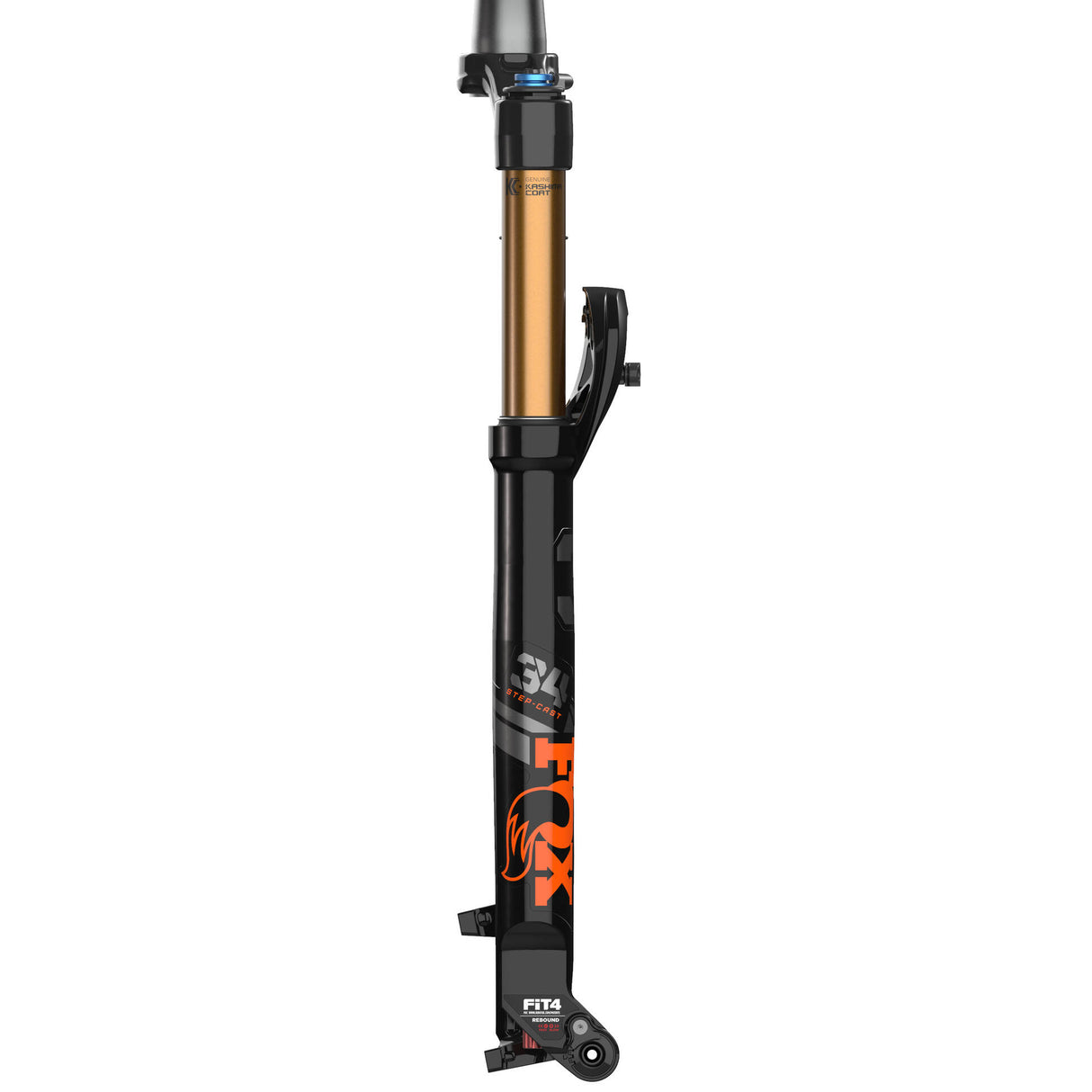 Fox 34 Float Factory SC FIT4 Kabolt 110mm Remote Tapered 2021 Forks - Orange 29 Wheel/ 120mm Travel/ Kabolt 110mm Axle / 51mm Offset