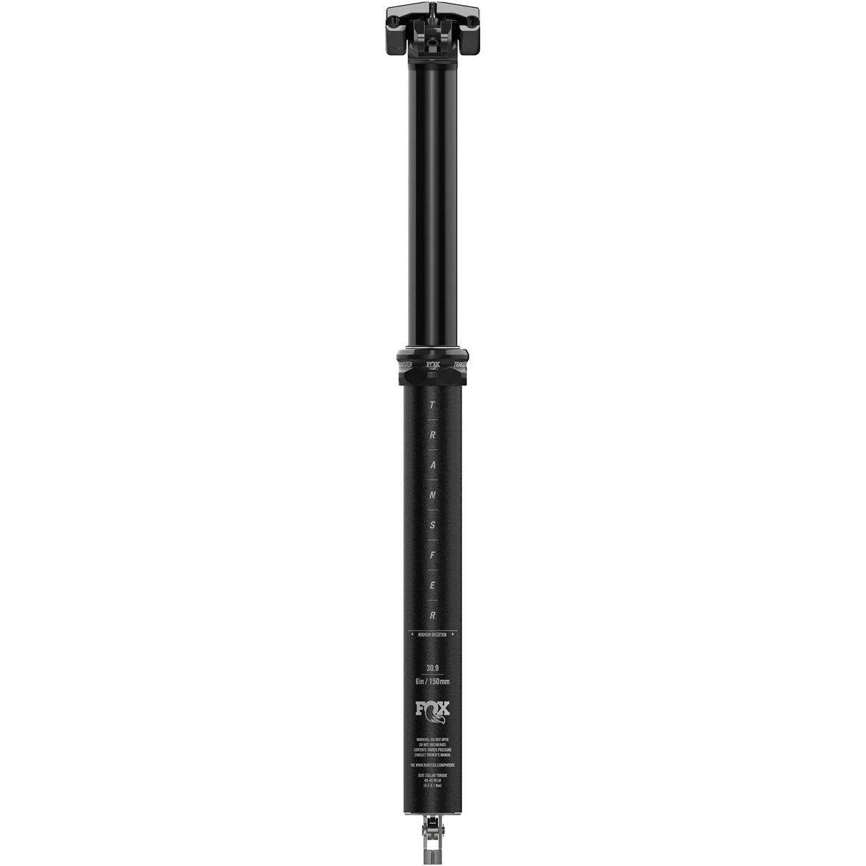 Fox Transfer Performance Elite Dropper 2021 Seatpost - Black 31.6 x 150mm