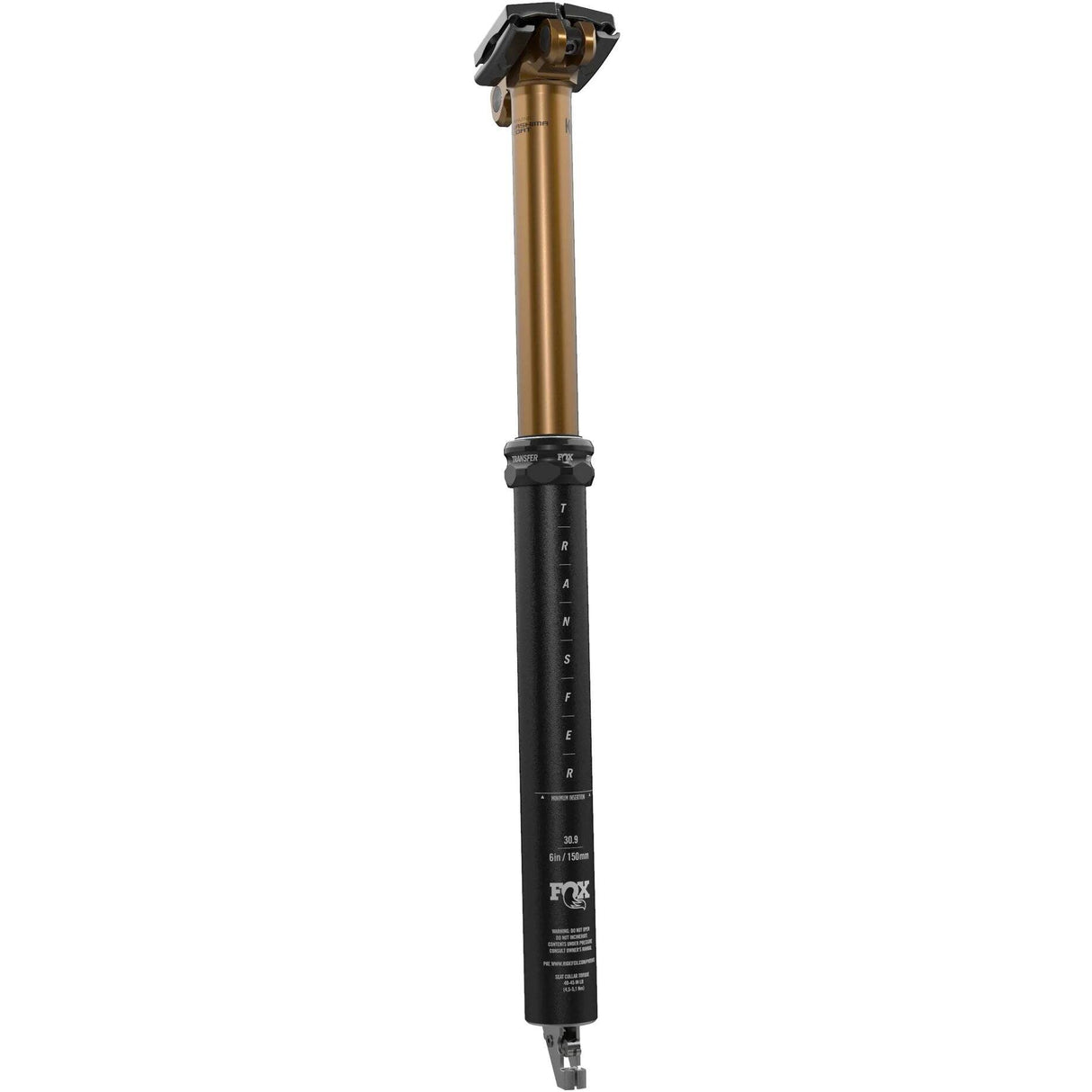 Fox Transfer Factory Dropper 2021 Seatpost - Black 31.6 x 150mm