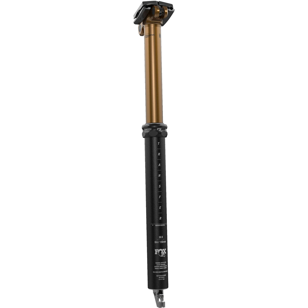 Fox Transfer Factory Dropper Seatpost - Black 30.9 x 125mm