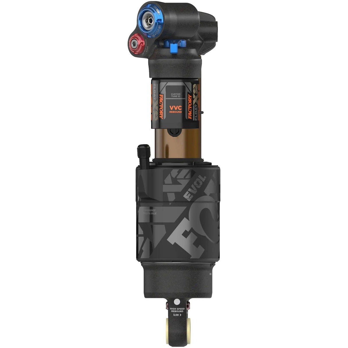 Fox X2 Fact Trunnion 2pos-Adj Rear Suspension Shock - 205 x 65mm