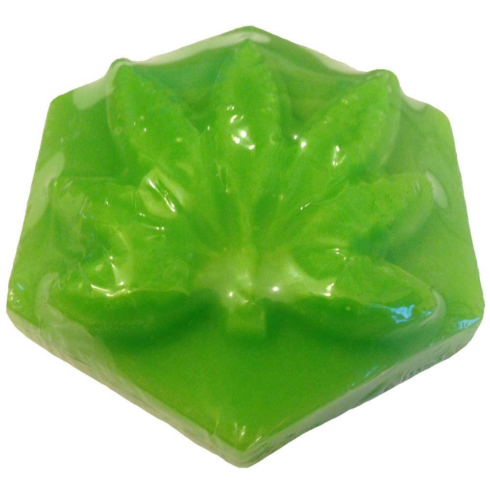 Ganj Wax Lemon Haze Skateboard Wax - Large Fluorescent Green