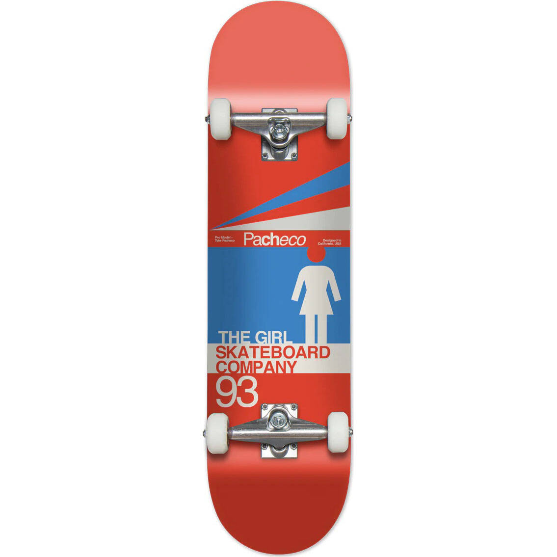 Girl Pacheco INTL Complete Skateboard - 7.75"