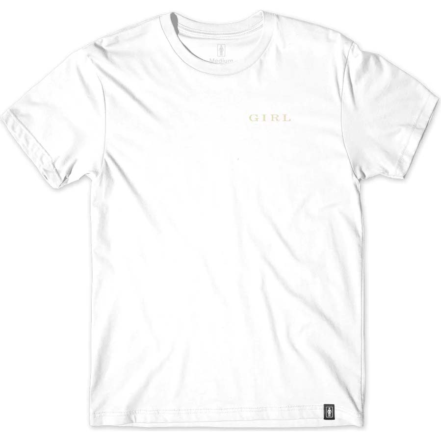 Girl Serif T Shirt - White