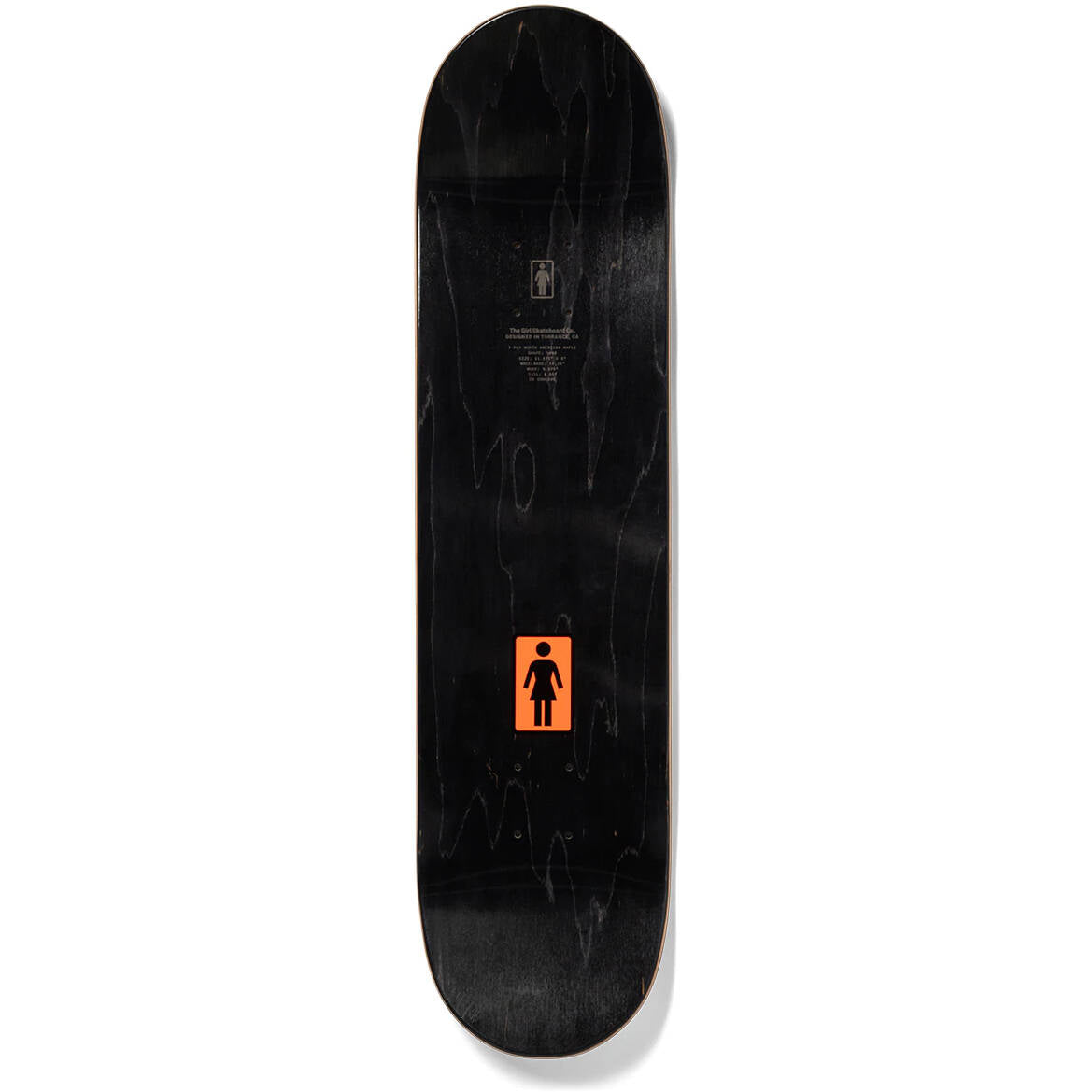 Girl Geering Good Time Goth One Off Skateboard Deck - 8"