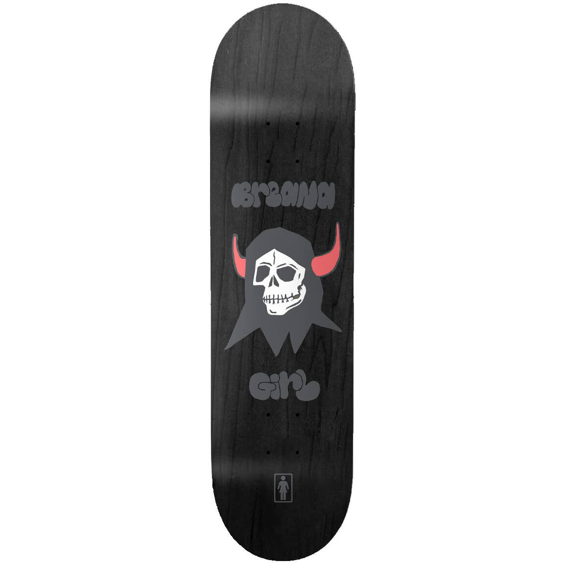 Girl Geering Good Time Goth One Off Skateboard Deck - 8"