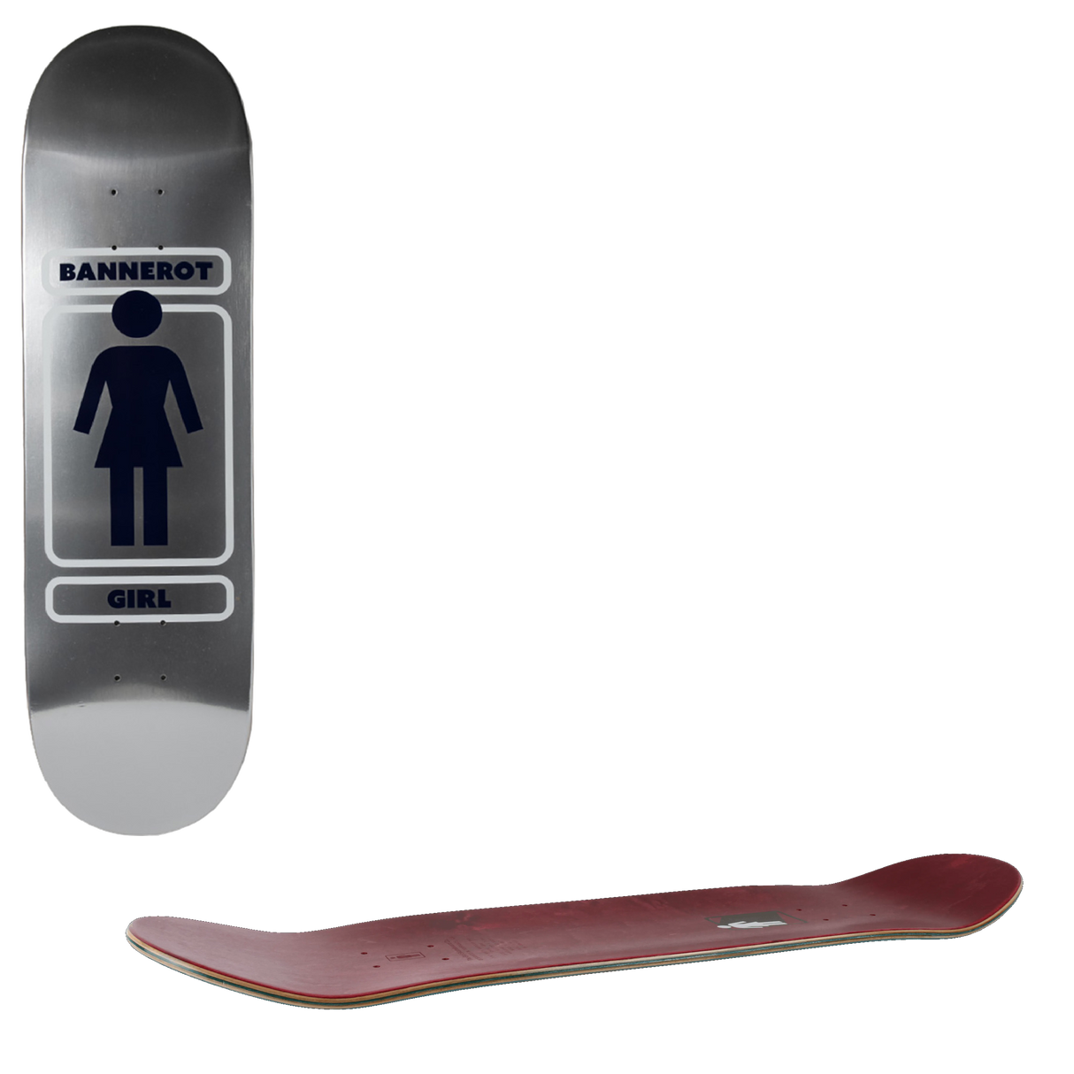 Girl 93 Metalls Skateboard Deck - Bannerot 8.5"