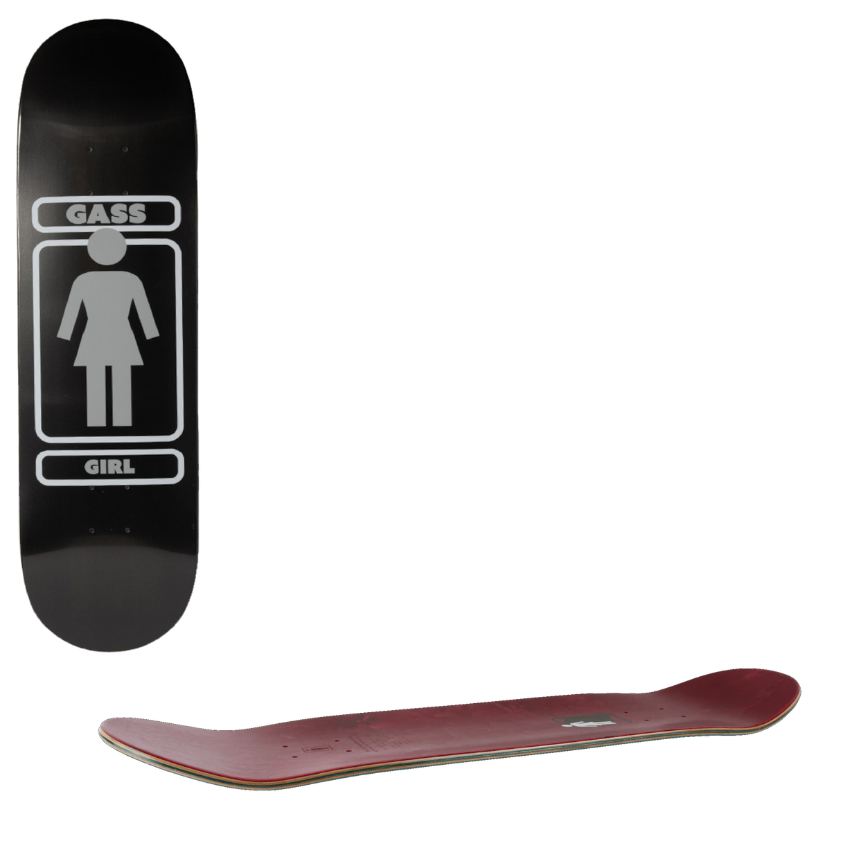 Girl 93 Metalls Skateboard Deck - Gass 8.5"