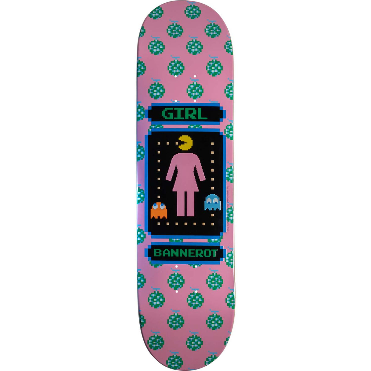 Girl x Pac-Man Skateboard Deck - Bannerot 8.5"