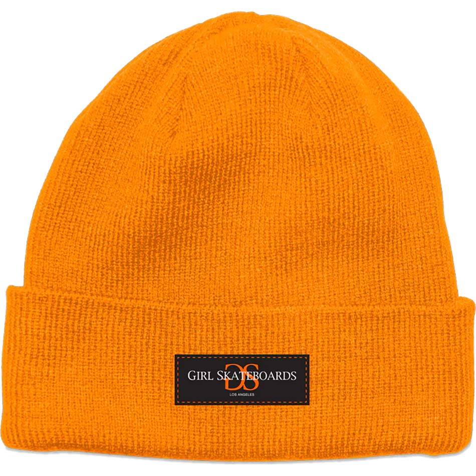 Girl GSLA Patch Beanie - Neon Orange
