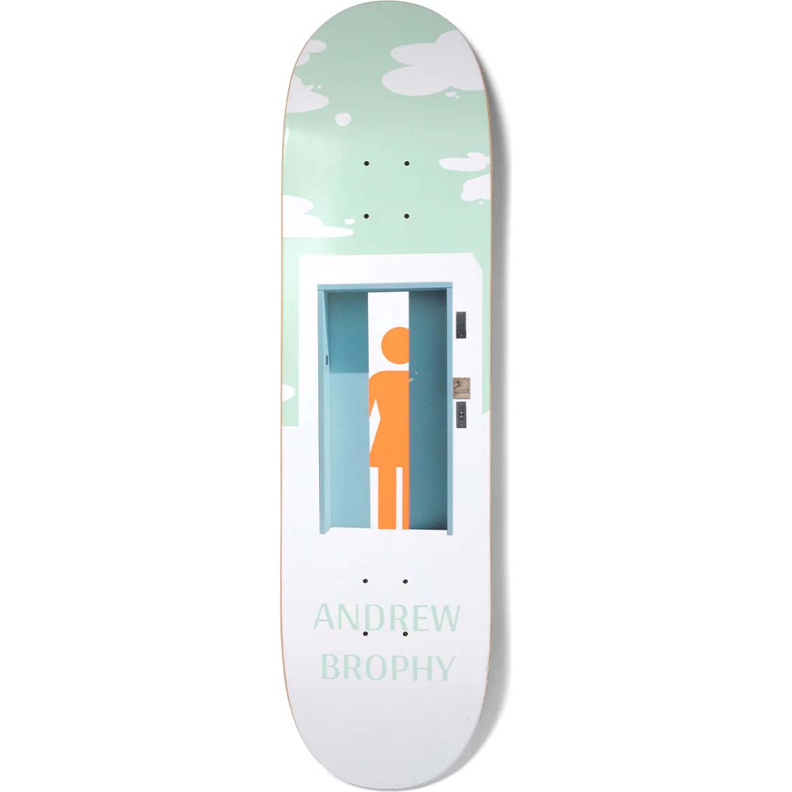 Girl Peekaboo Skateboard Deck - Brophy 8.6"