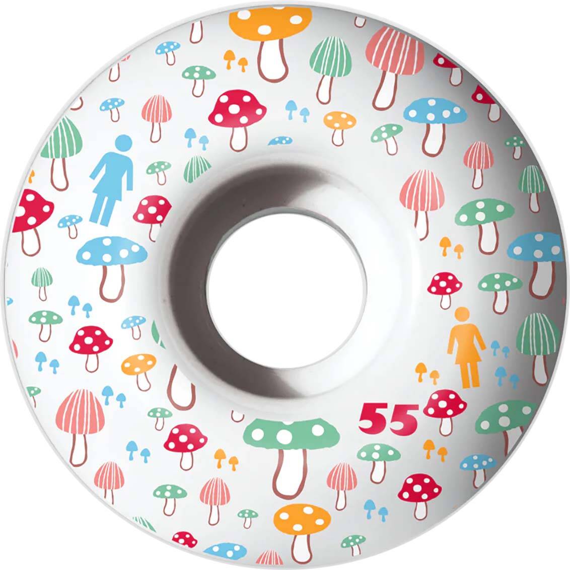 Girl x Hello Kitty Shrooms Skateboard Wheels - 55mm