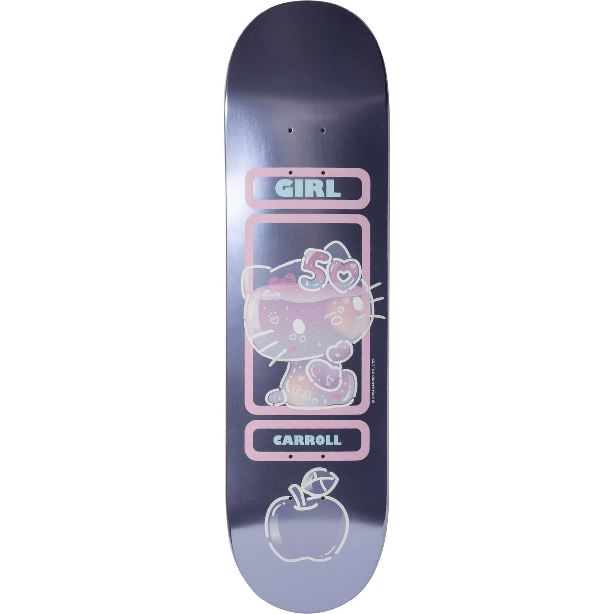 Girl x Hello Kitty 50th Anniversary Skateboard Deck - Carroll 8.375"