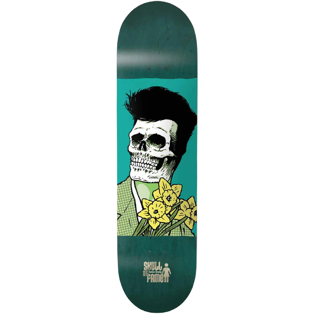 Girl Skull Of Fame Skateboard Deck - Brophy 8.8"