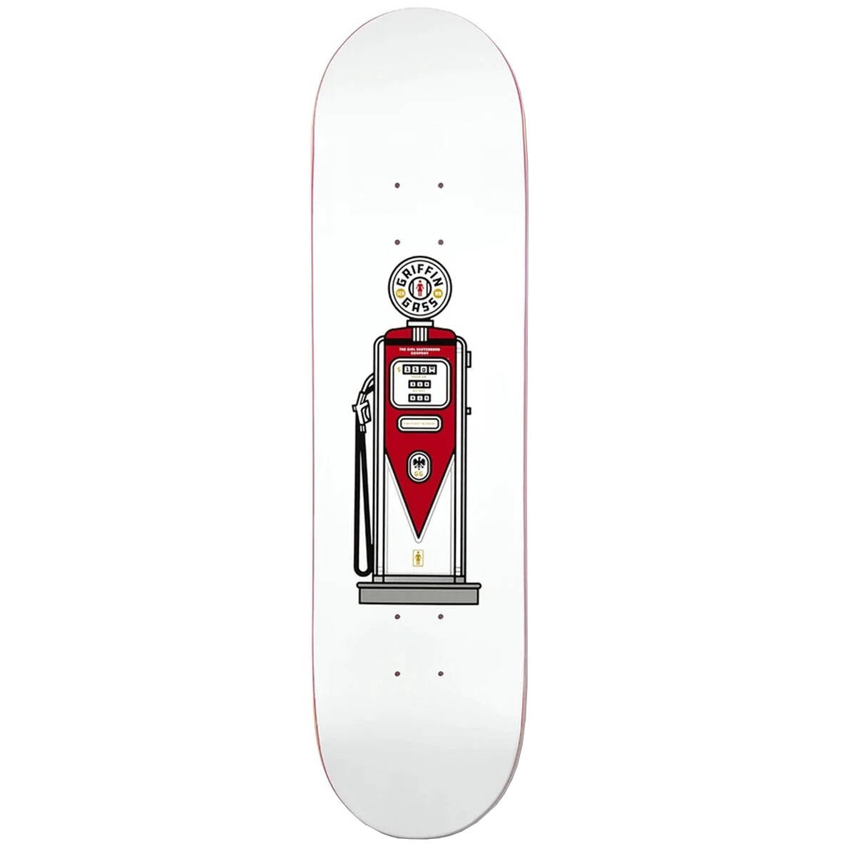 Girl Gass One Off Skateboard Deck 8.25''