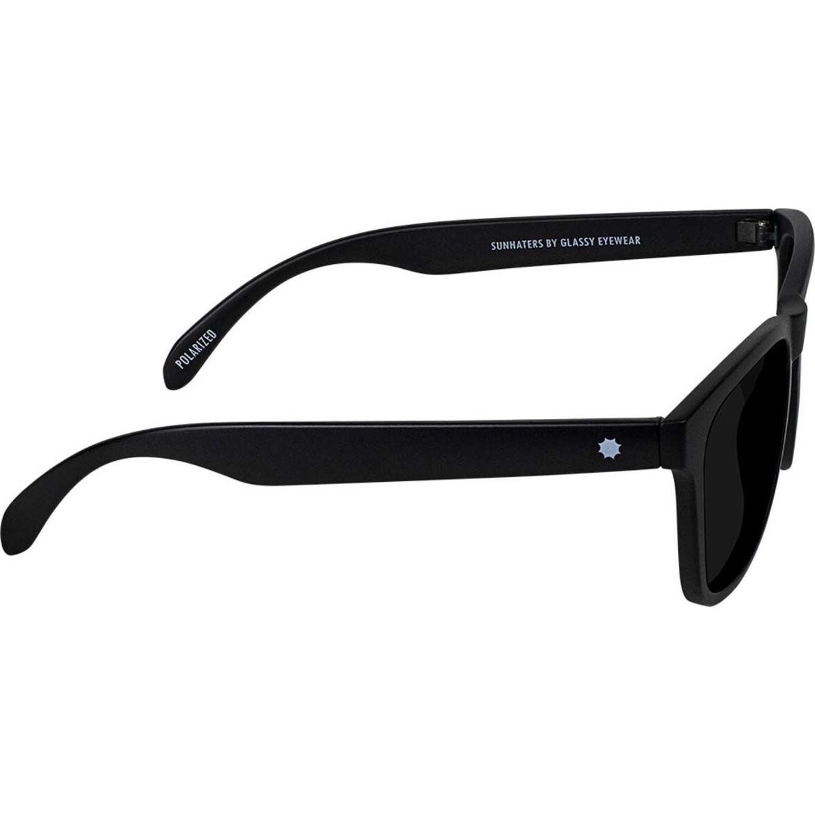 Glassy Deric Polarised Sunglasses - Matte Black