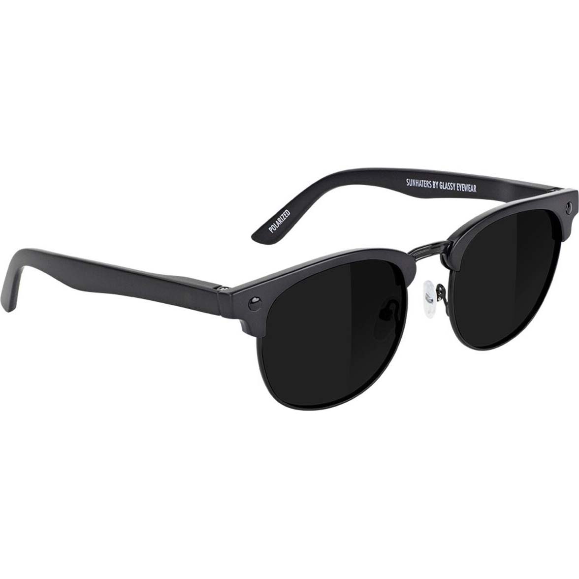 Glassy Morrison Polarised Sunglasses - Matte Black