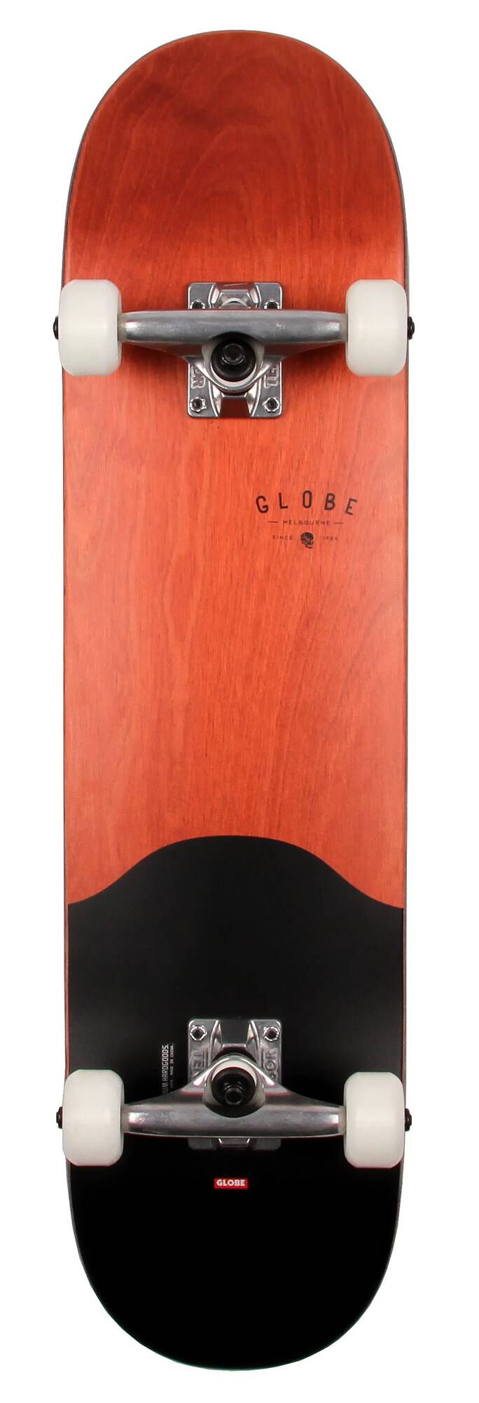Globe Agro Complete Skateboard - Red Maple/Black 7.75"