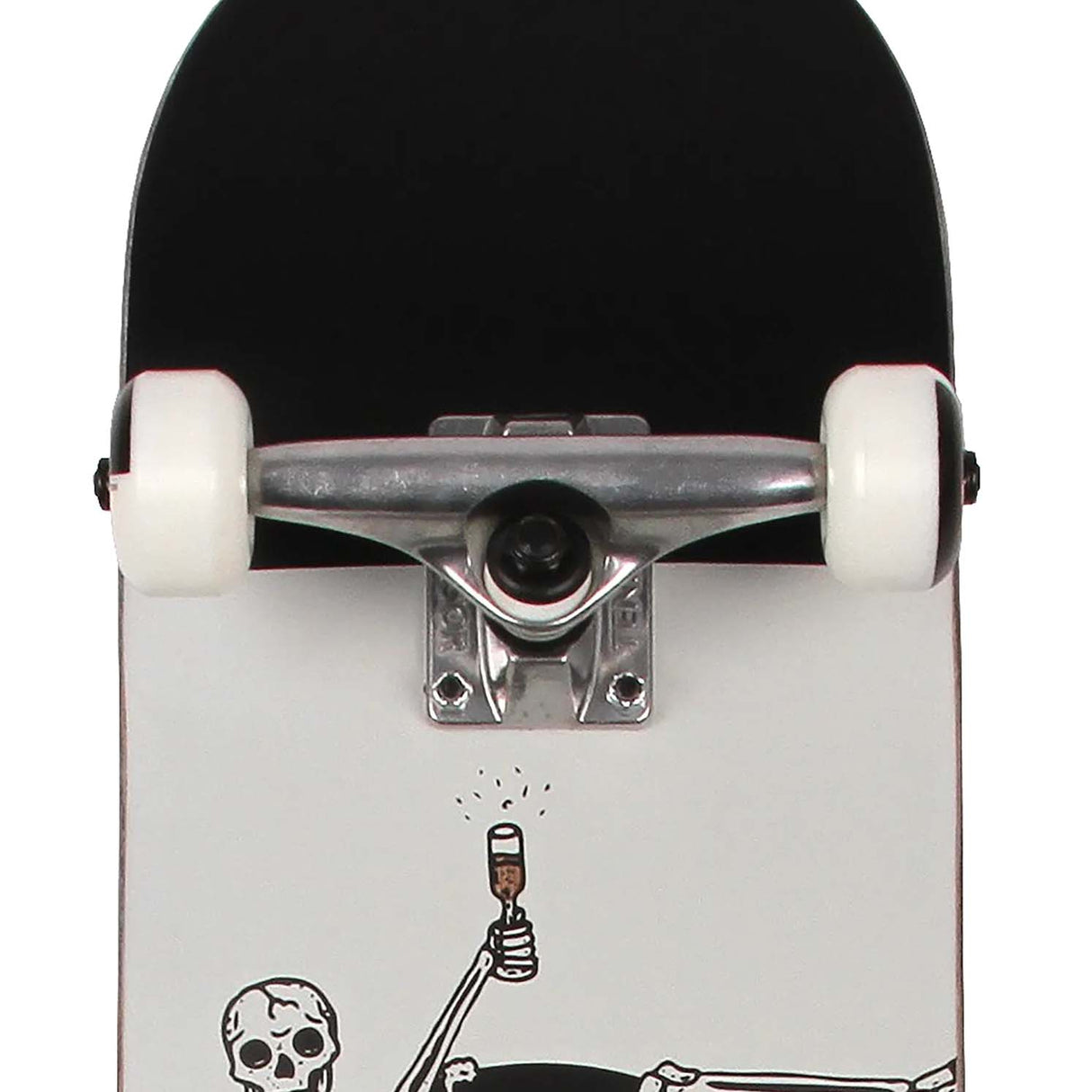 Globe Excess Complete Skateboard - White/Brown 8"