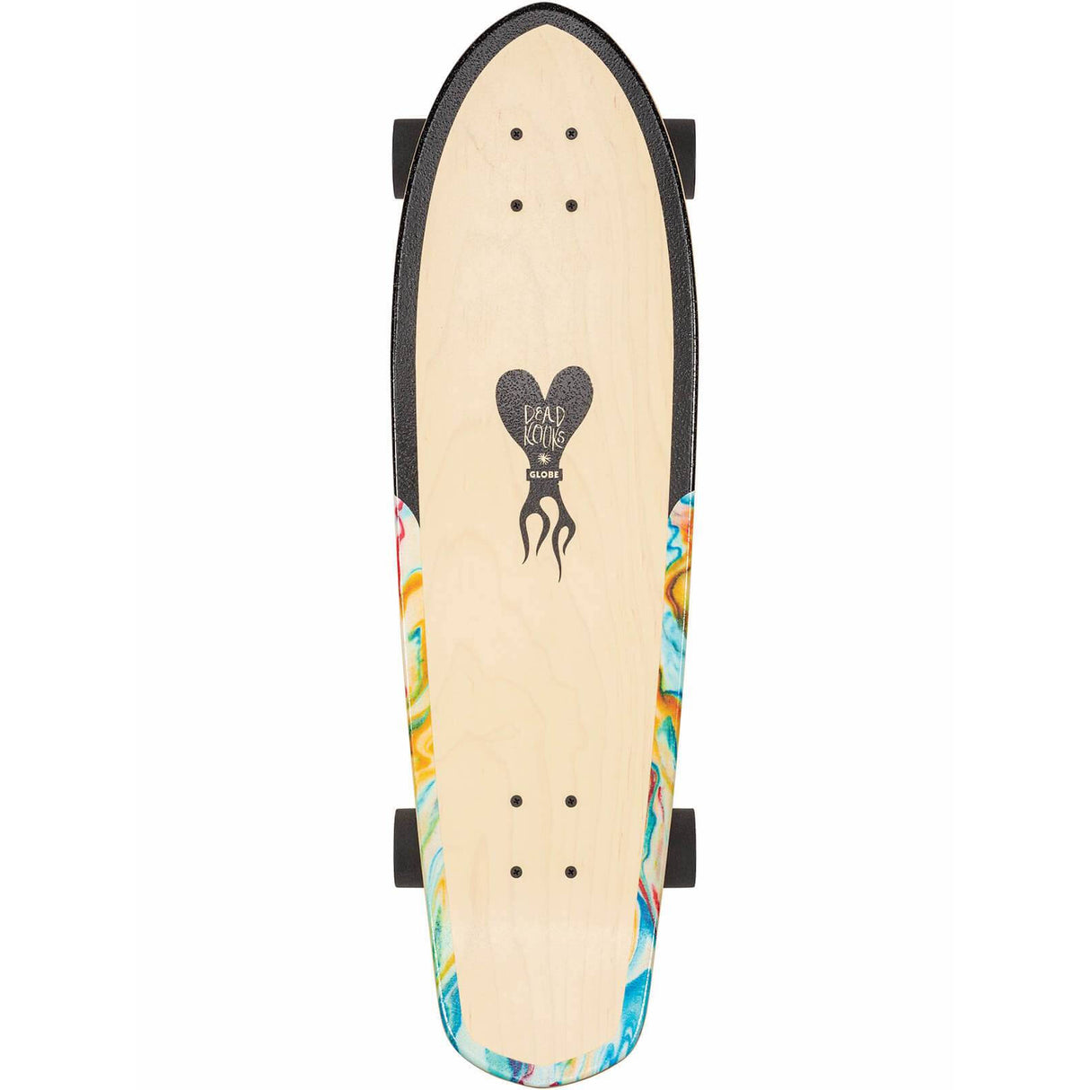 Globe Big Blazer Complete Cruiser Skateboard - Dark Black/Resin 32''