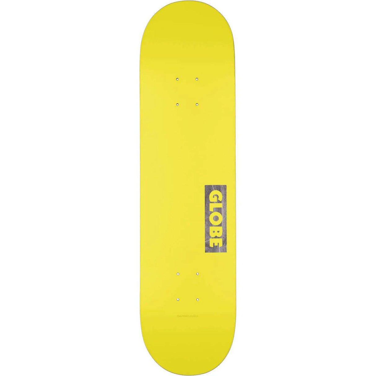 Globe Goodstock Custom Skateboard - Yellow 7.75"