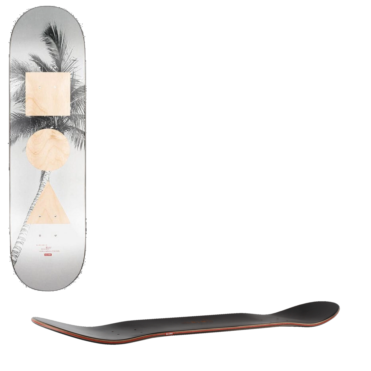 Globe G1 Stack Skateboard Deck - Lone Palm 8''