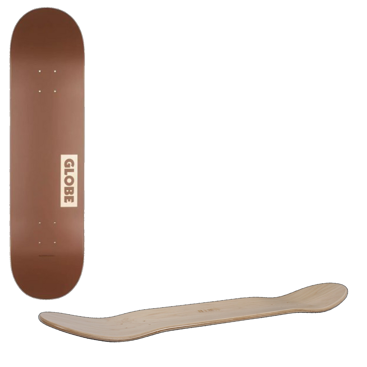 Globe Goodstock Skateboard Deck Clay - 8.5''