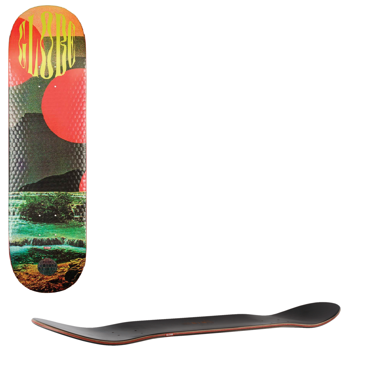 Globe G2 Rapid Space Skateboard Deck - Sundance 8''