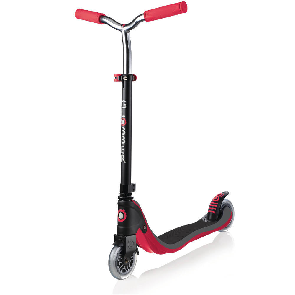 Globber My Too Flow 125 Complete Scooter - Black/New Red