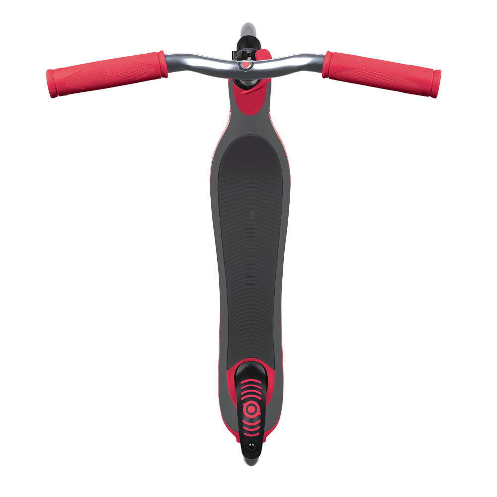 Globber Flow 125 Complete Scooter - Black/New Red