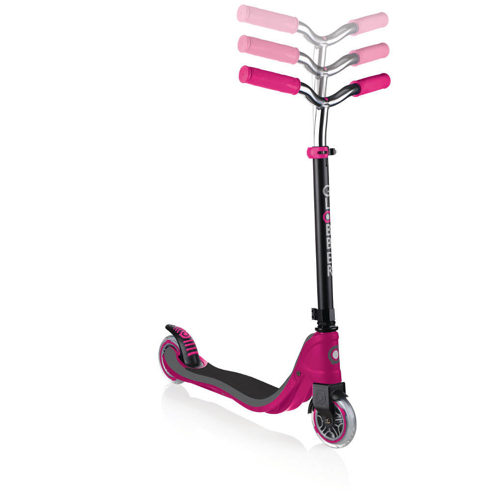 Globber Flow 125 Complete Scooter - Ruby/Black