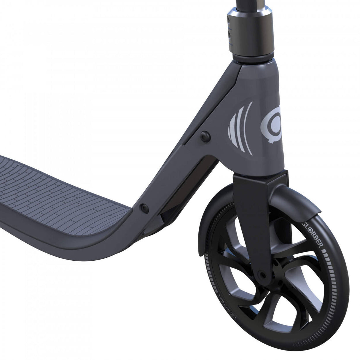 Globber One NL 205 Deluxe Complete Scooter - Titanium/Charcoal Grey