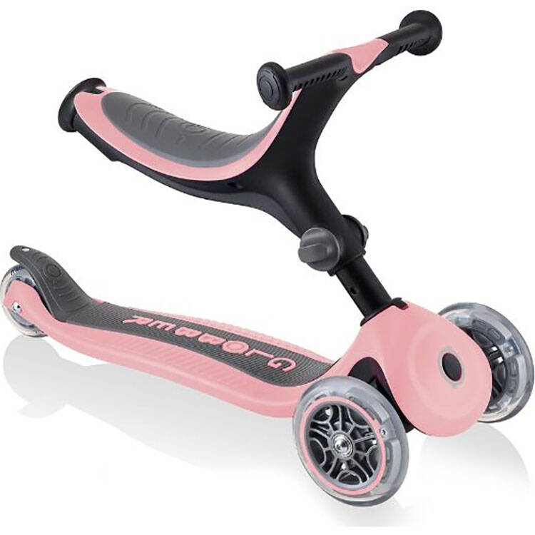 Globber Go Up Foldable Scooter - Pastel Pink