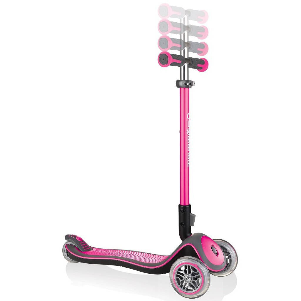 Globber Elite Deluxe Complete Scooter - Deep Pink