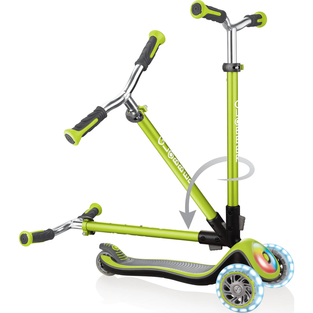 Globber Elite Deluxe Prime Complete Scooter - Lime Green