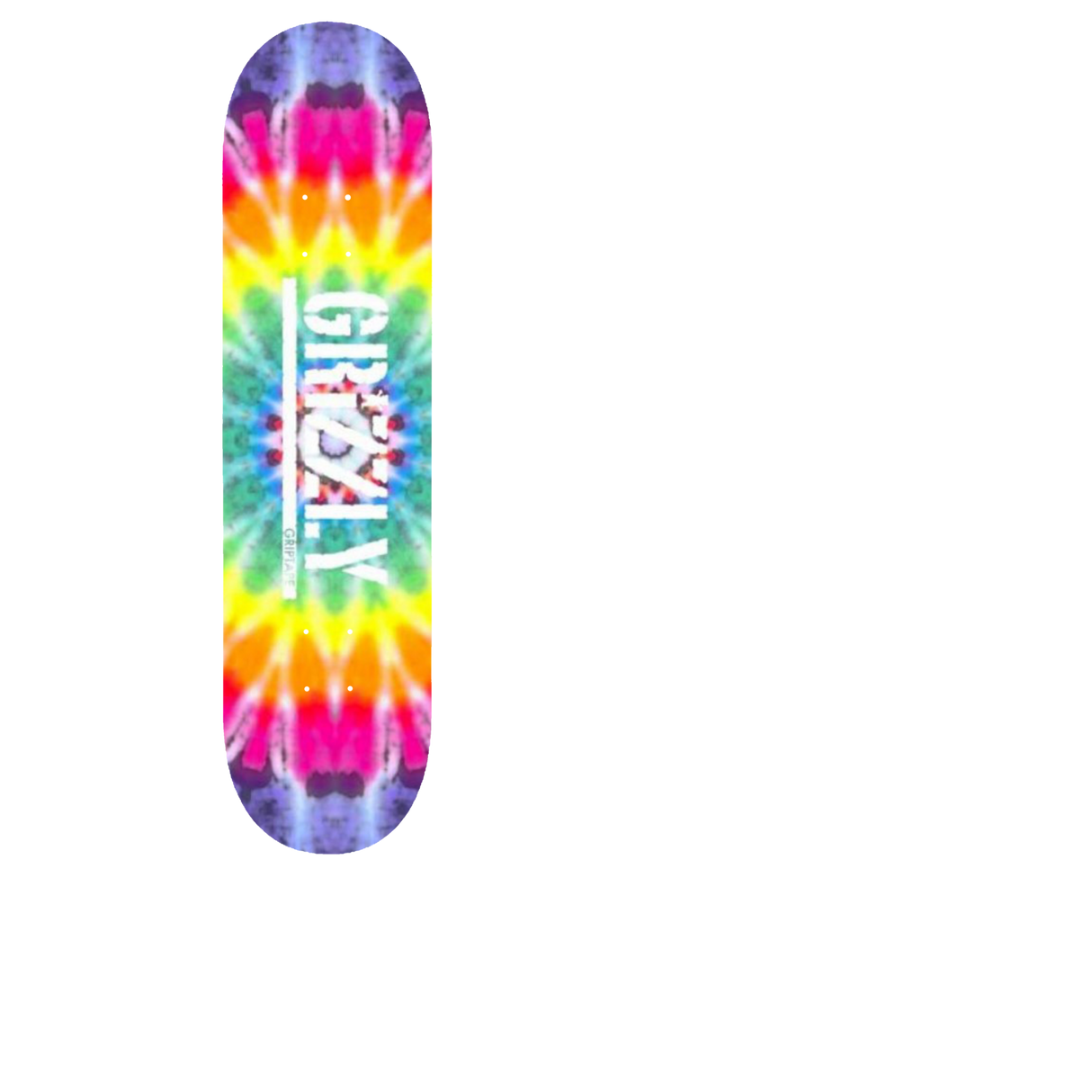 Grizzly Dye Tryin' Skateboard Grip Tape - Design 4