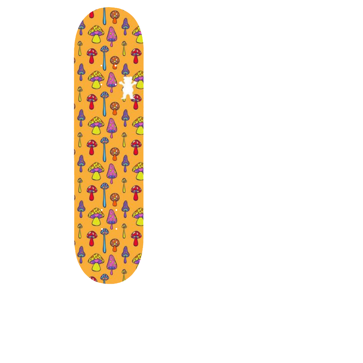 Grizzly Have a Nice Trip Skateboard Grip Tape - Orange/Multi