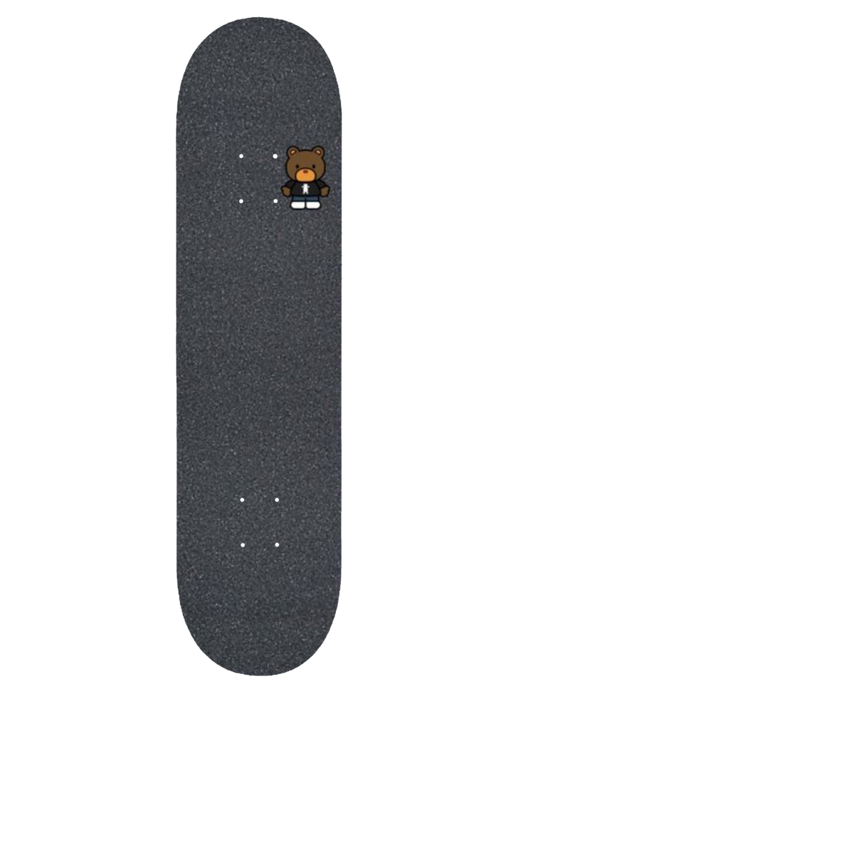 Grizzly Kuma Skateboard Grip Tape - Black