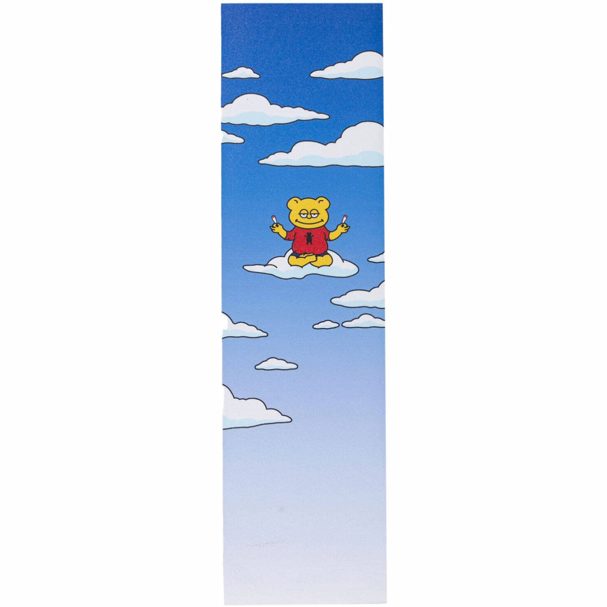 Grizzly Peace Bear Skateboard Grip Tape - Blue