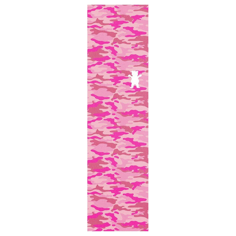 Grizzly Leticia Bufoni Camo Skateboard Grip Tape - Pink