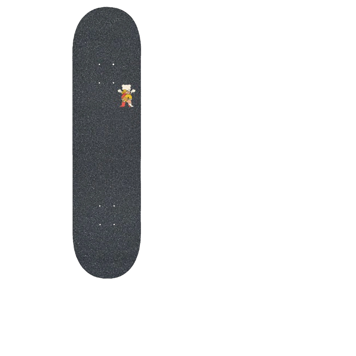 Grizzly Mountain Belt OG Bear Skateboard Grip Tape - Black