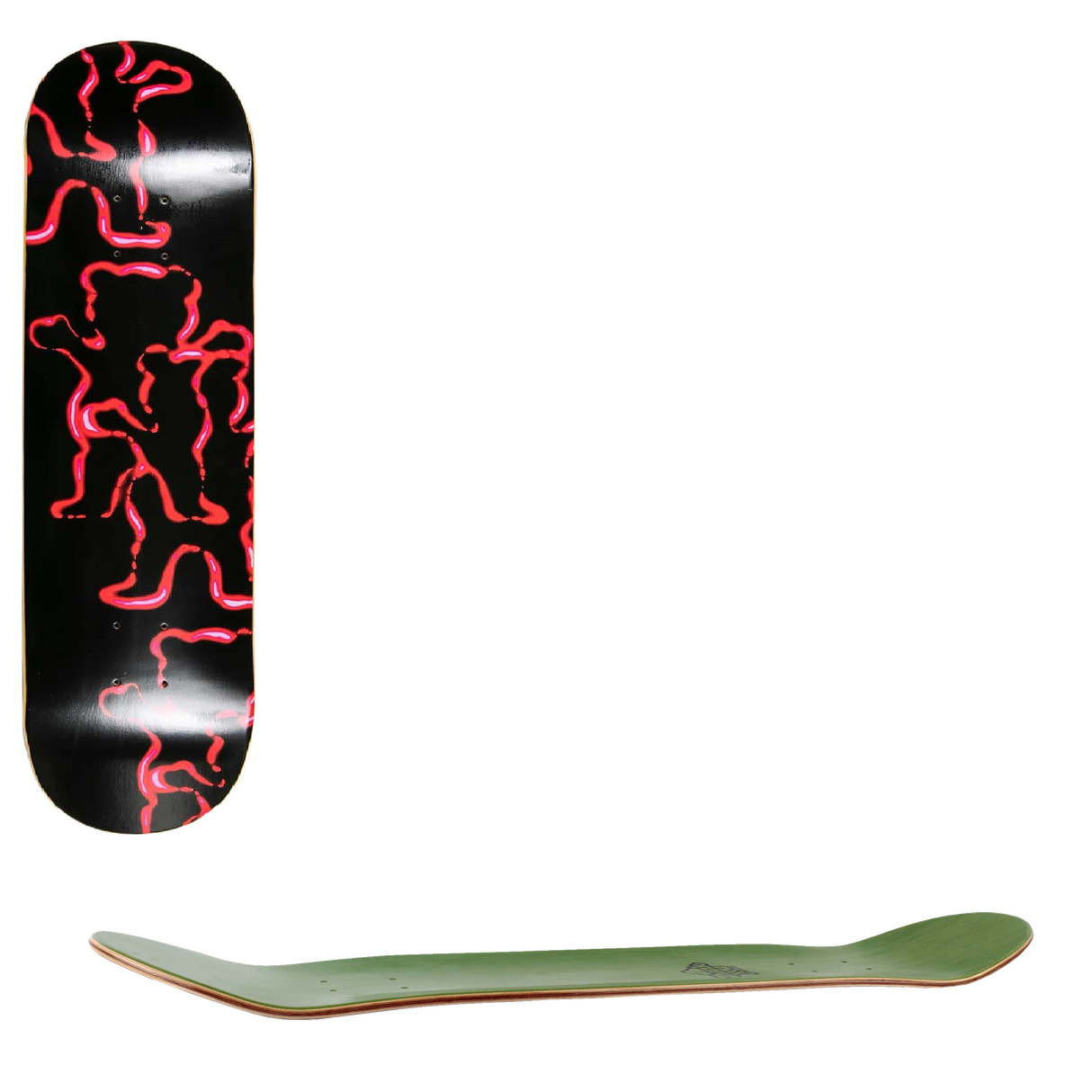 Grizzly Afterburn Skateboard Deck 7.75"
