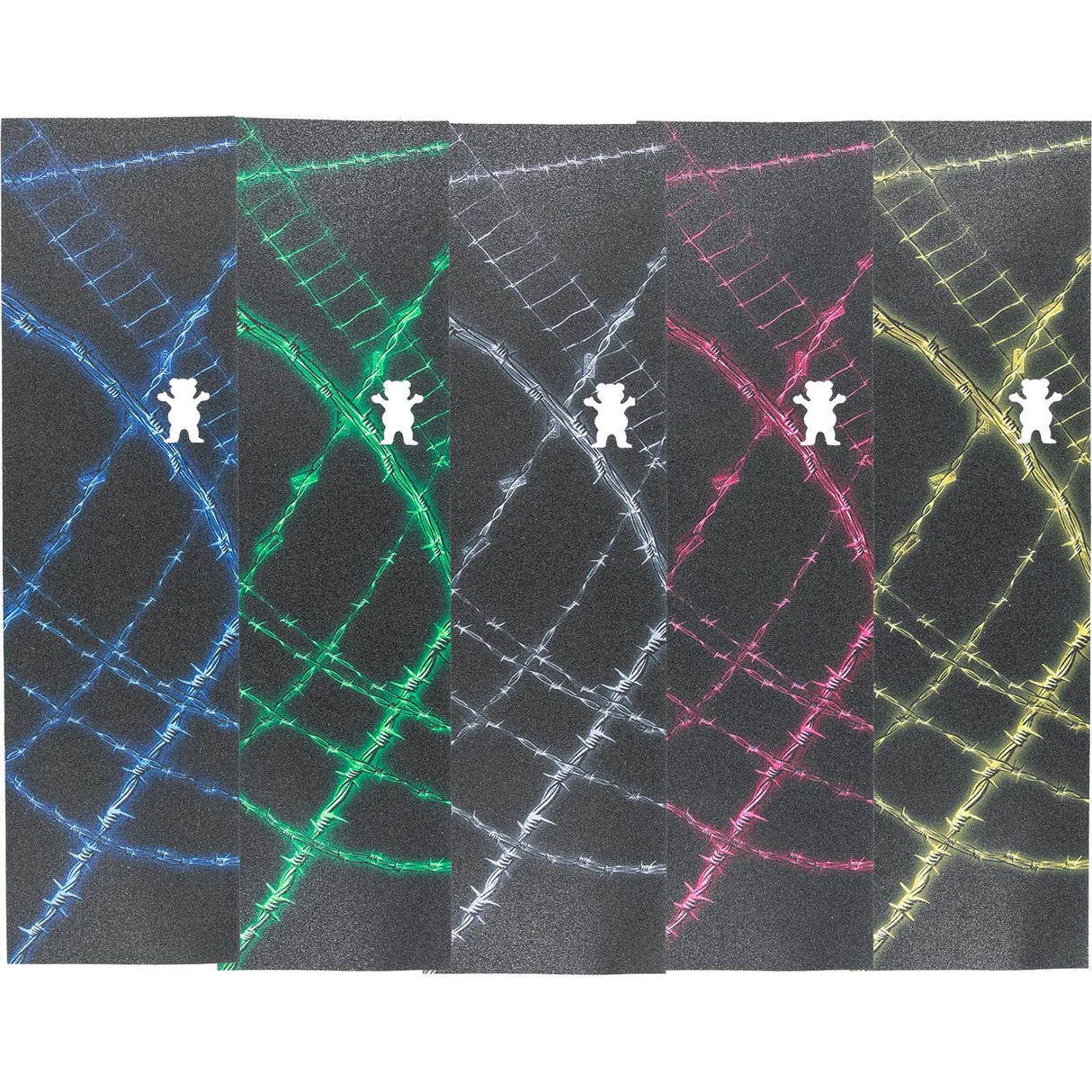 Grizzly Live Wire Skateboard Grip Tape - Assorted