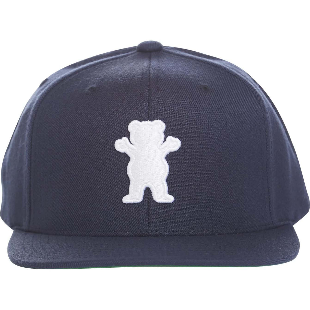 Grizzly OG Bear Snapback Cap - Navy/White