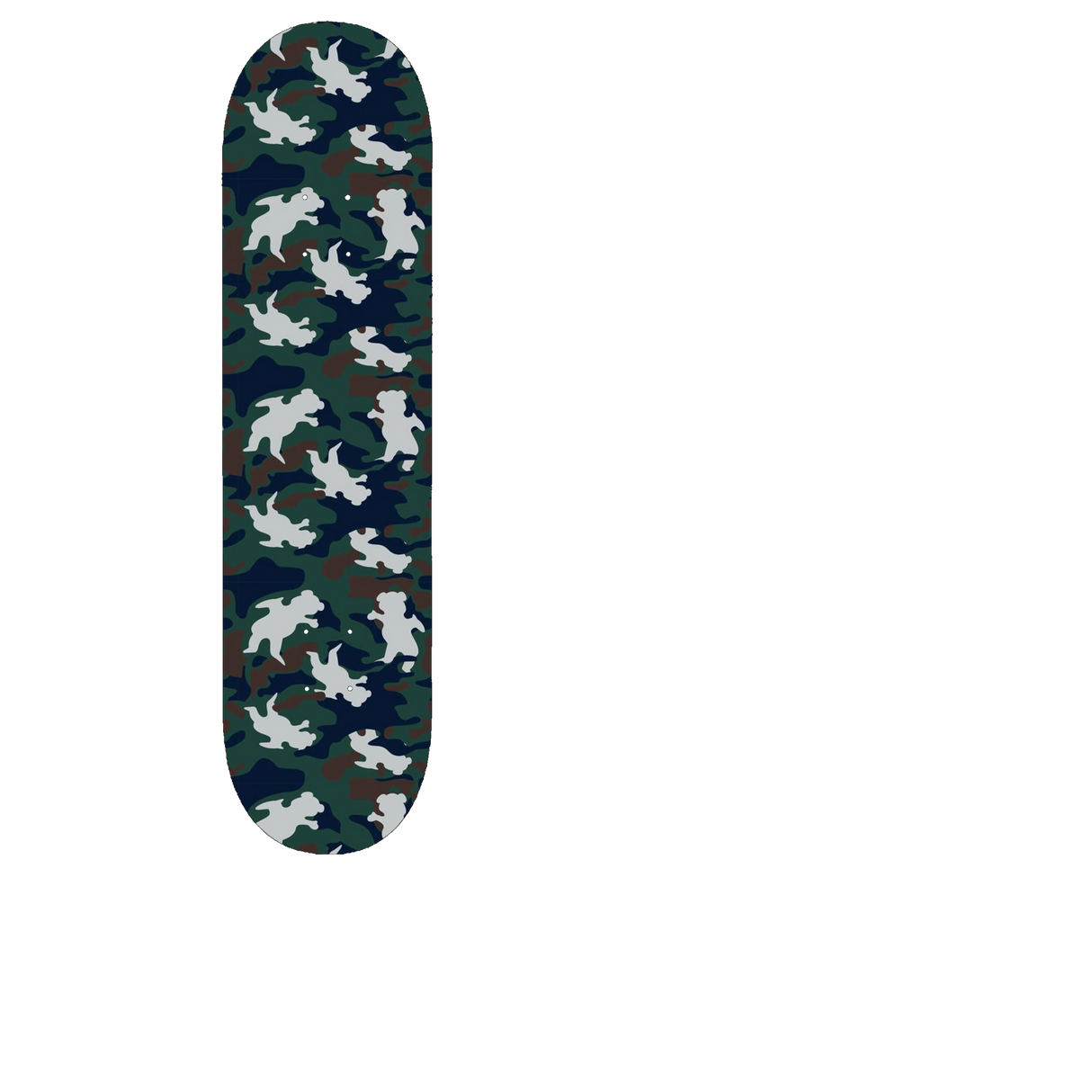 Grizzly OG Bear Warp Camo Skateboard Grip Tape - Camo
